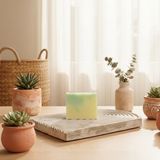 Nomadeco Argan & Aloe Vera Sabunu %100 Doğal El Yapımı Aynısefa Yağlı - Turuncu - Yeşil