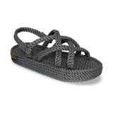 Nomadic Republic Bodrum Platform Kadın Halat Sandalet - Gri