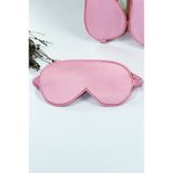 Nomads Felt %100 İpek Uyku Maskesi-Uyku Göz Bandı | Pembe | Nomads Felt