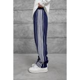 NOMARC Erkek Eşofman Altı ÇİZGİ ŞERİTLİ ALTI Lacivert Oversize Baggy