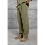 NOMARC Erkek Pantolon MODAL KUMAŞ ALT Haki Oversize Baggy