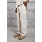 NOMARC Erkek Pantolon MODAL KUMAŞ ALT Krem Oversize Baggy