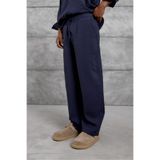 NOMARC Erkek Pantolon MODAL KUMAŞ ALT Lacivert Oversize Baggy