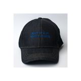 Nome Studio Nakışlı Lacivert Denim Şapka Pamuklu Kumaşlı ve Yazı Nakışlı Şapka Eğlenceli Ayarlanabilir Şapka