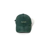 Nome Studio Nakışlı Yeşil Şapka Anyways Minimal Streetwear ve Açık Sarı Yazı Nakışlı Pamuklu Şapka