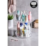 Nomikase 360 Döner Makyaj ve Banyo Organizeri, 24X24 cm Düzenleyici Stand - Siyah - 1 Adet - Seçenek 1