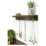 Nomikase 50CM Kolye Askısı - Metal ve Ahşap Kombinasyonu ile Şık Takı Düzenleyici - Siyah - 2 Adet - Seçenek 1