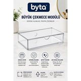 Nomikase Büyük Şeffaf Çekmeceli Organizer – Çok Amaçlı Düzenleyici - Siyah - 1 Adet - Seçenek 1