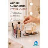 Nomikase Şeffaf Akrilik Kozmetik ve Takı Organizeri - Siyah - 1 Adet - Seçenek 1