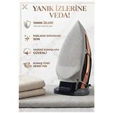Nomikase Yanmaz Parlama Önleyici Ütü Altlığı, Tüm Ütülerle Uyumlu, Koruyucu ve Kayga - Siyah - Seçenek 1