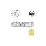 NOMİNATİON İtalyan Bileklik 925 Ayar Gümüş Vida Charm Hediyeli Çelik Bileklik Silver