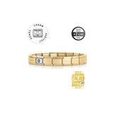 NOMİNATİON Orijinal İtalyan Charm Bileklik Kişiselleştirilebilir Altın Sarısı Made in Italy