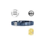NOMİNATİON Orijinal İtalyan Charm Bileklik Kişiselleştirilebilir Lacivert, Made in Italy