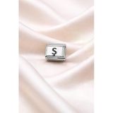 Nomination Uyumlu Ş Harfli Charm | Paslanmaz Çelik Harf Charm | Kişiye Özel Bileklik Aksesuarı