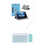 Nomker Casper Pad H10 12.6'' Uyumlu Kılıf Bluetooth Klavye Dokunmatik Kalem