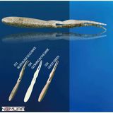 Nomura Double Tail Worm 034 14 cm 11.5 gr 6 Adet Sahte Balık