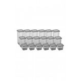 Noname 18'Li 3 Boy Kavanoz Seti & Saklama Kabı & Erzak Kabı 6X650/1300/1900 Ml (40 Lı Etiket Hediyeli)