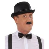 Noname Charlie Chaplin Stil Yetişkin Şapkası – Siyah Melon Parti Şapkası
