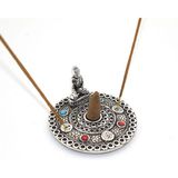 Noname Metal Yuvarlak Budalı Tütsülük Ksk2189