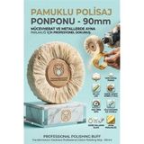 Noname Ponpon Polisaj Fırçası | 90Mm Pamuk Ponpon | Ahşap Göbekli Ayna Parlaklığı 723184