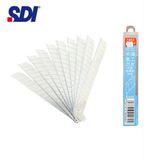 Noname Sdi 1403 Çelik Maket Bıçağı Falçata Ucu Yedeği 9Mm 60 Derece Küçük 10'Lu