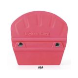 Noname Switch Card Oval Ragle Ppf/Tph Cam Filmi Çekme Uygulama Aparatı Teflonlu 85A Sertlik 10X9Cm Pembe
