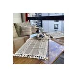 nonamino Pamuklu Şal Motif Dantel Örgü Runner 35x150