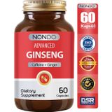 Nondo Ginseng 60 Kapsül ( Panax Ginseng Keçi L-Arginin Kafein Kore Ginsengi Koenzim Q10 )