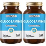 Nondo Glukozamin 60 Tablet (glukosamine Chondrotitin Msm Methly Sulphonly Methane) (2 paketi)