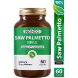Nondo Saw Palmetto Kompleks 60 Kapsül Cüce Palmiye Yeşil Çay ısırgan Bal Kabağı Çinko Likopen