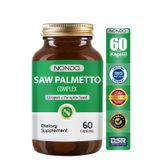 Nondo Saw Palmetto Kompleks 60 Kapsül Saç Vitamini - Cüce Palmiye Likopen Isırgan Otu Çinko Bal Kabağı
