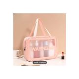 None Seyahat Makyaj Çantası Washbag Taşınabilir Pvc Su Geçirmez Çantalar
