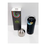 NONOO Eye Of Içi Cam Dışı Çelik Matara 280 Ml Siyah