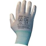 Nonstat Antistatik Esd Avuç Içi Boyalı Eldiven (10 Çift) - Gri