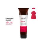 Nook Kromatic Cream Ruby Red Saç Maskesi, Yoğun Kırmızı Ton, Vegan, Silikonsuz, Organik Aloe Vera ve Hindistan Cevizi Yağı ile, 150ml