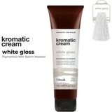 Nook Kromatic Cream White Gloss Cam Saç Etkili Parlaklık Veren Saç Maskesi 150ML - Şeffaf Renk Saç Cilası - White Gloss-Cam Saç Etkili
