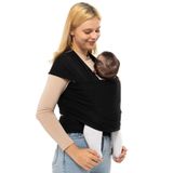 Noone Güvenlik Sertifikalı Wrap Sling, Bebek Taşıma Şalı, Bebeklere Uygun Premium Kumaş, Bebek Sling