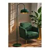 NOONLUX DESIGN&LIGHTING Bolton Nefti Yeşili Lambader İç Kısmı Gold Oturma Odası Salon Yatak Odası Kitap