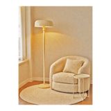 NOONLUX DESIGN&LIGHTING Chester Krem Rengi Lambader Oturma odası Yatak Odası Krem Tekli Koltuk Köşesi Kitap Kütüphanesi