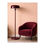 NOONLUX DESIGN&LIGHTING Chester Vişne Çürüğü Rengi Lambader Oturma odası Yatak Odası Krem Tekli Koltuk Köşesi Kitap