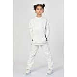 Noori Bisiklet Yaka Cepli Kız Çocuk Sweatshirt - Beyaz Beyaz - 10-12 Yaş - 10 - 12 Yaş