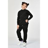 Noori Bisiklet Yaka Cepli Kız Çocuk Sweatshirt - Siyah Siyah - 10-12 Yaş - 10 - 12 Yaş