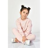 Noori Bisiklet Yaka Crop Kız Çocuk Sweatshirt - Pembe Pembe - 10-12 Yaş - 10 - 12 Yaş