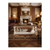 Noow Vintage Orta Sehpa | Torna Ayaklı | Masif Ladin Ahşap | NOWELLA HOME noow1