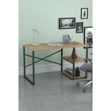 Noowa 2 Raflı Çalışma Masası Ceviz 50x120 cm - Y: 75 cm D: 60 cm G: 120 cm - Çam