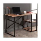 Noowa Evdemodaa Metal Çalışma Masası Ofis Bilgisayar Laptop Masası 50X120 cm Ceviz - 50 x 120 cm