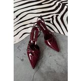 nope21shoess Crystal Moda Female Bordo Rugan Stiletto