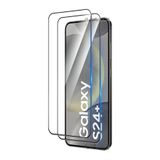 Noppax Samsung Galaxy S24 Plus Ekran Koruyucu Cam Full Kaplama Düz Tempered Glass Screen Zırh