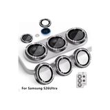 Noppax Samsung Galaxy S26 Ultra Uyumlu Taşlı Parlak Kamera Lens Koruyucu Cam ve Çerçeve Kamera Koruma Lensi