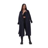 Nora Trençkot, Kadın, Camel Renk, 36-40 Beden,%70 Pamuk%30 Polyester, 127 cm Uzunluk, Oversize Kalıp, Astarlı (5, lacivert, 36)